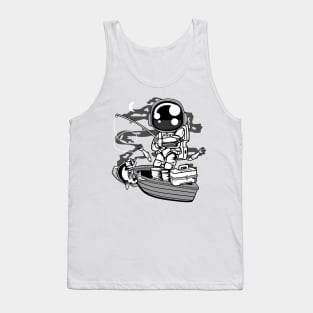 astronaut fisherman Tank Top